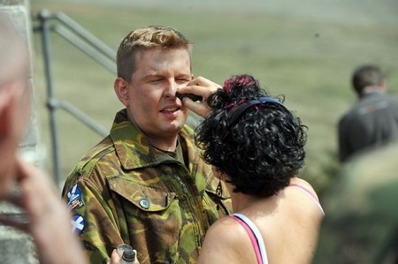 McHugh while portrayed in the movie Gary: Tank Commander.